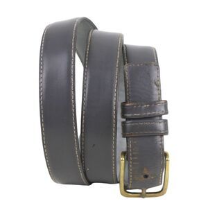 Craftmarx GRAY GENUINE LEATHER 7/8"Wd CASUAL DRESS SKINNY MEN'S BELT Sz 36 (A46